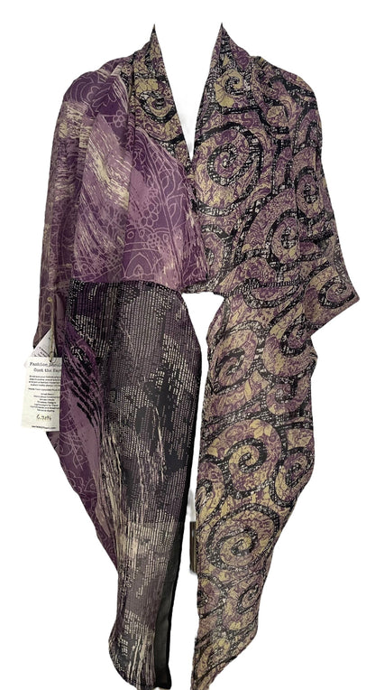 PRG7094 Sheer Avatar Pure Silk Cardigan