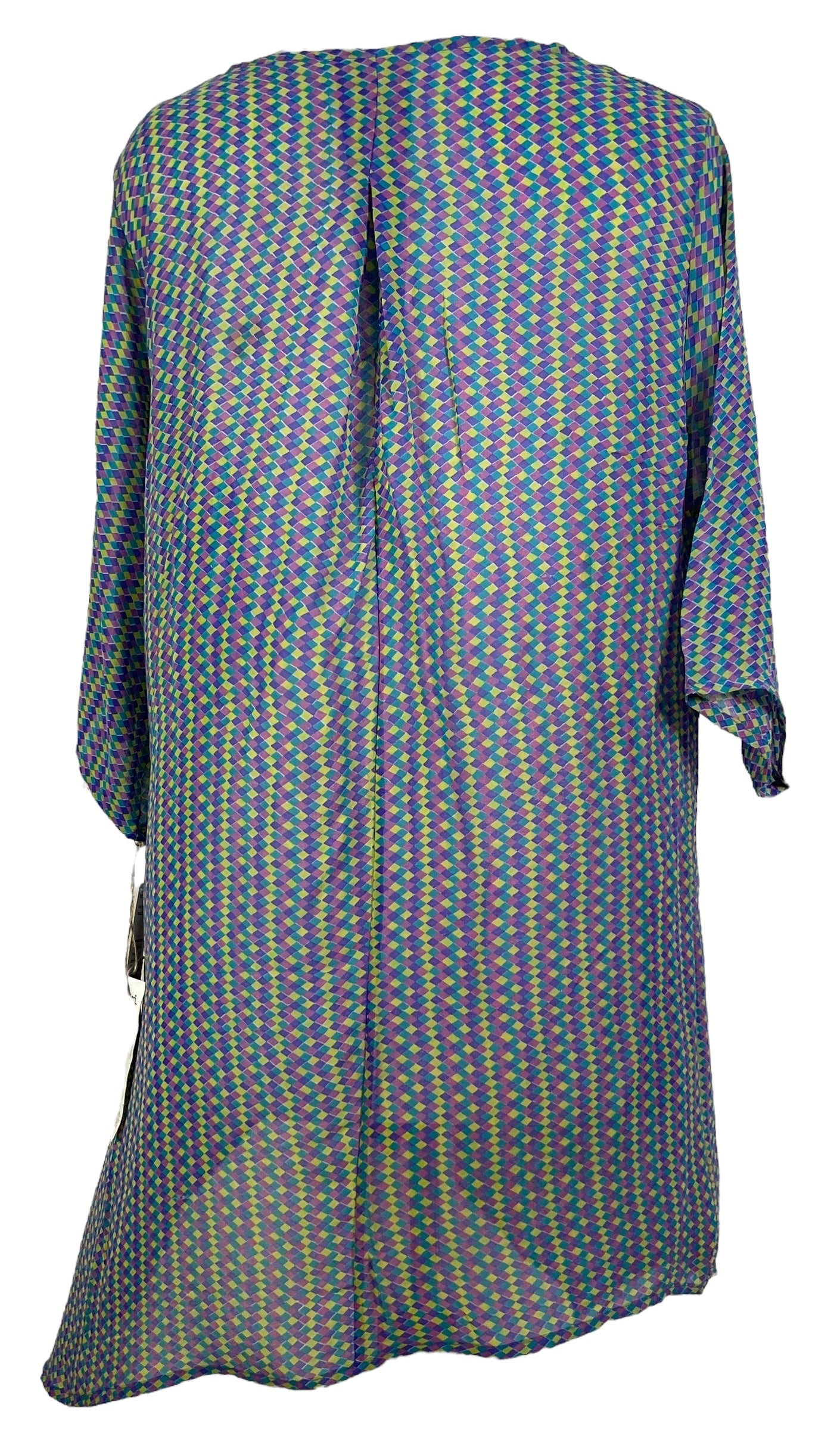 PRG6813 Robe Tunique Transparente en Soie Pure avec Poches Avatar