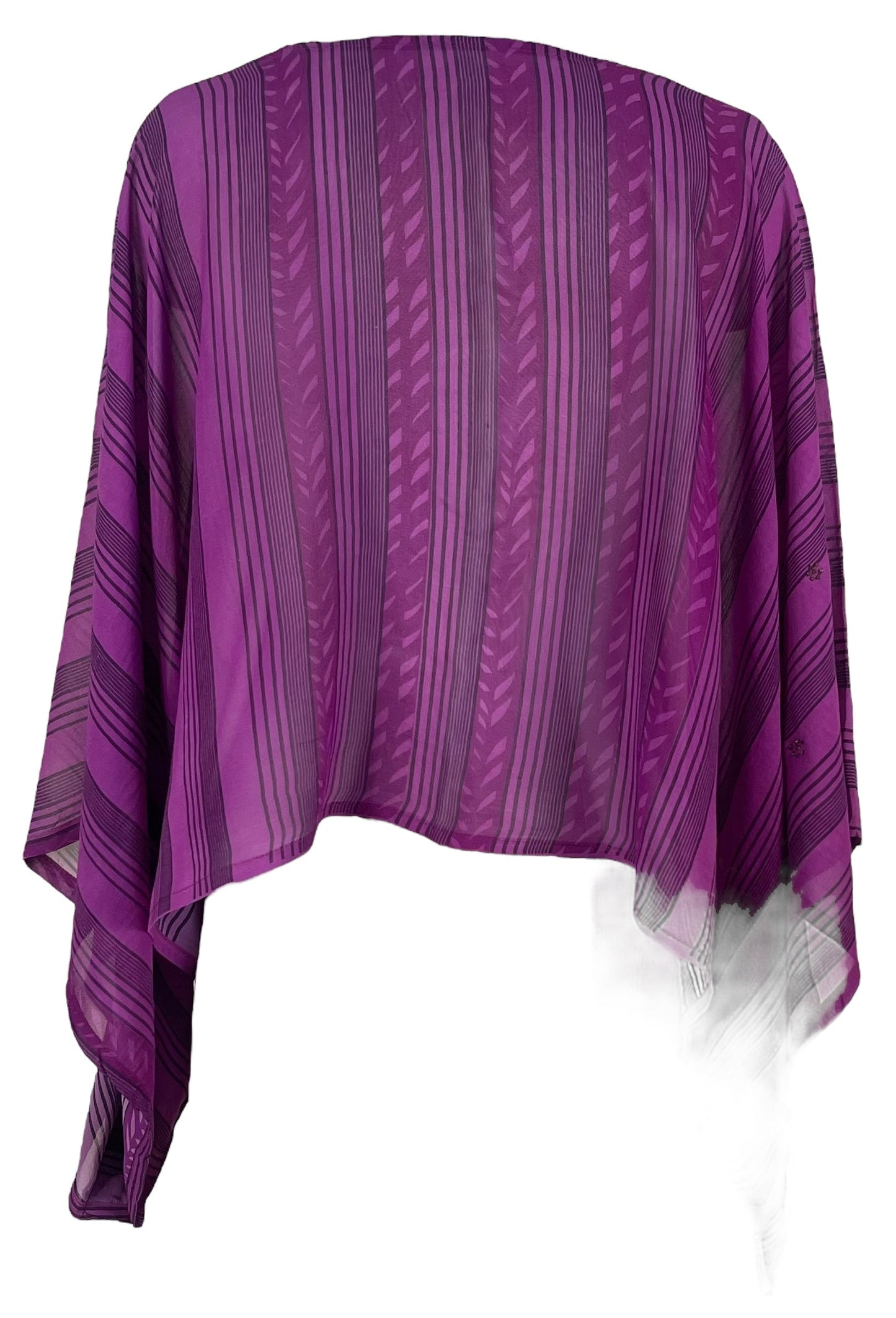 PRG7206 Top en pure soie à manches kimono Sheer Avatar