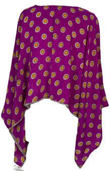 PRC6976 Avatar Pure Silk Capelet Poncho