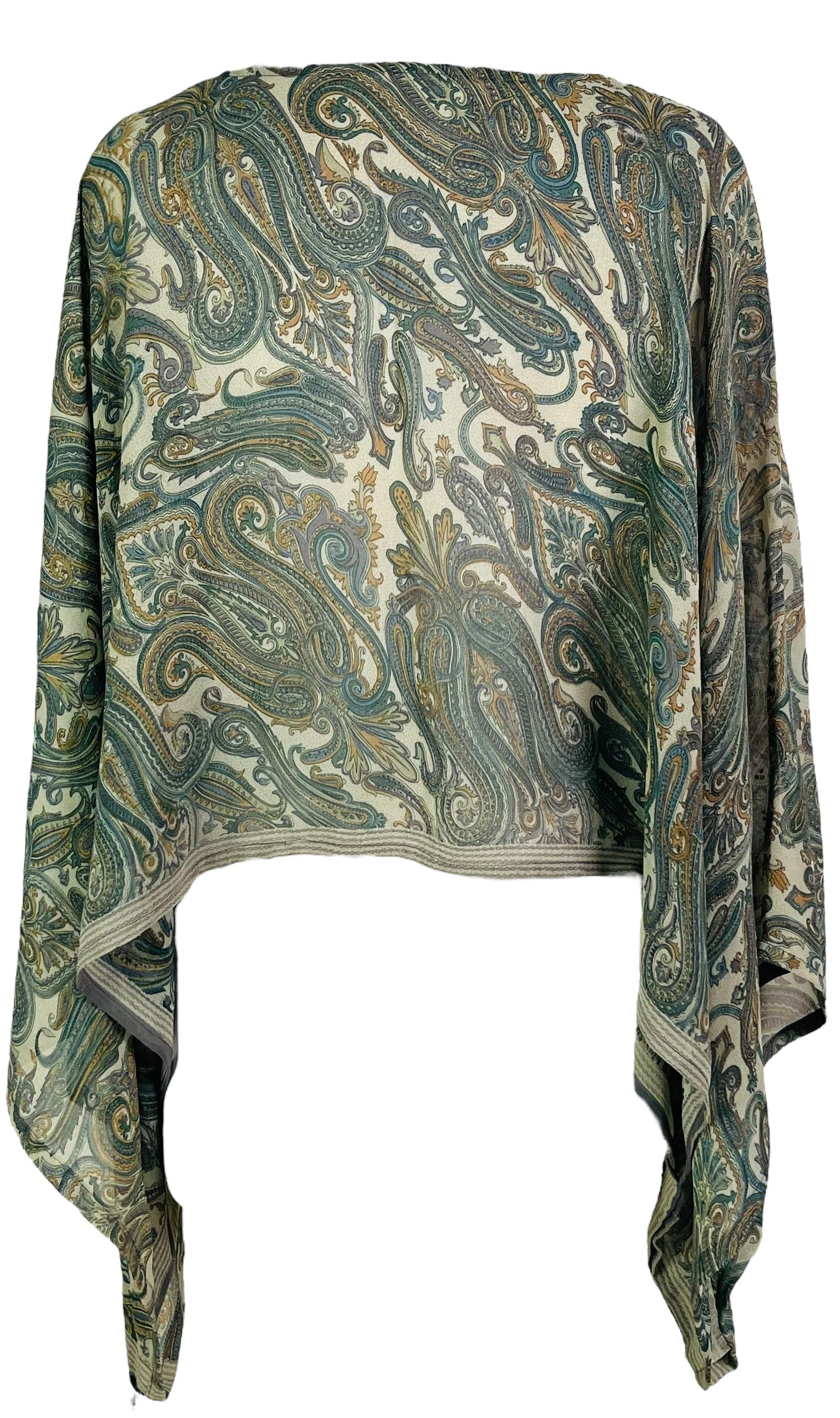 PRG7338 Haut à manches kimono en pure soie Sheer Avatar