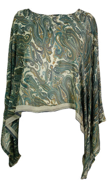 PRG7338 Haut à manches kimono en pure soie Sheer Avatar