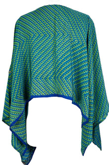 PRC6571B Poncho capelet en pure soie Avatar