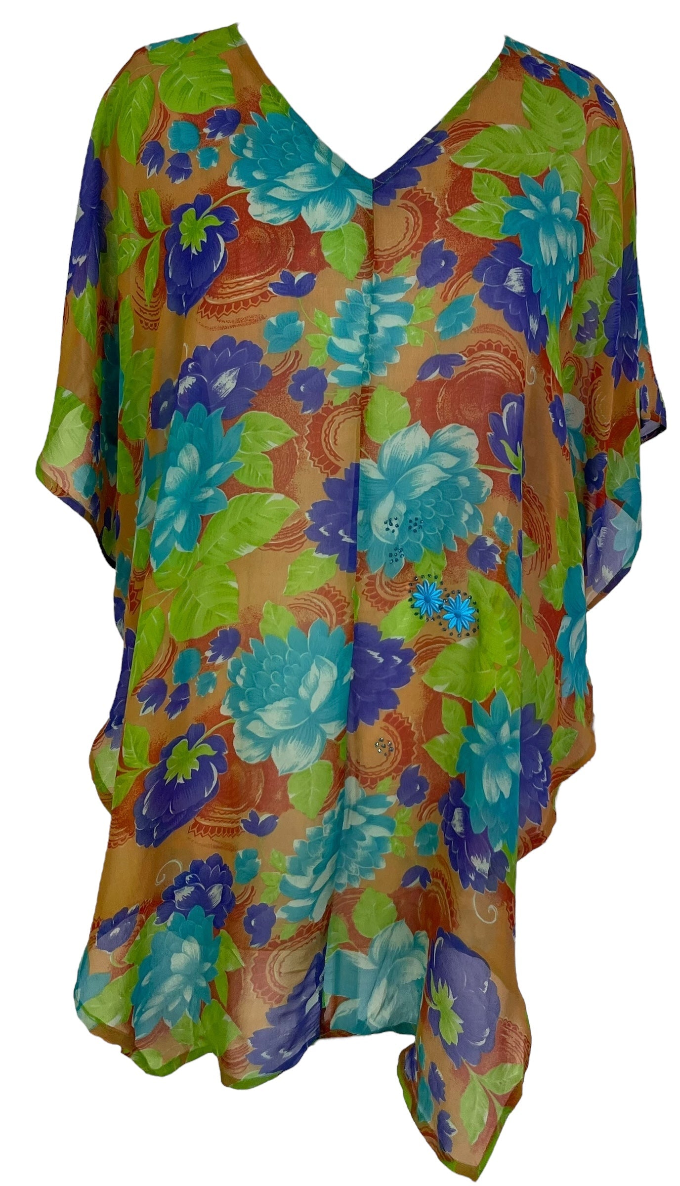 PRG7105 Top cascade en pure soie Sheer Avatar