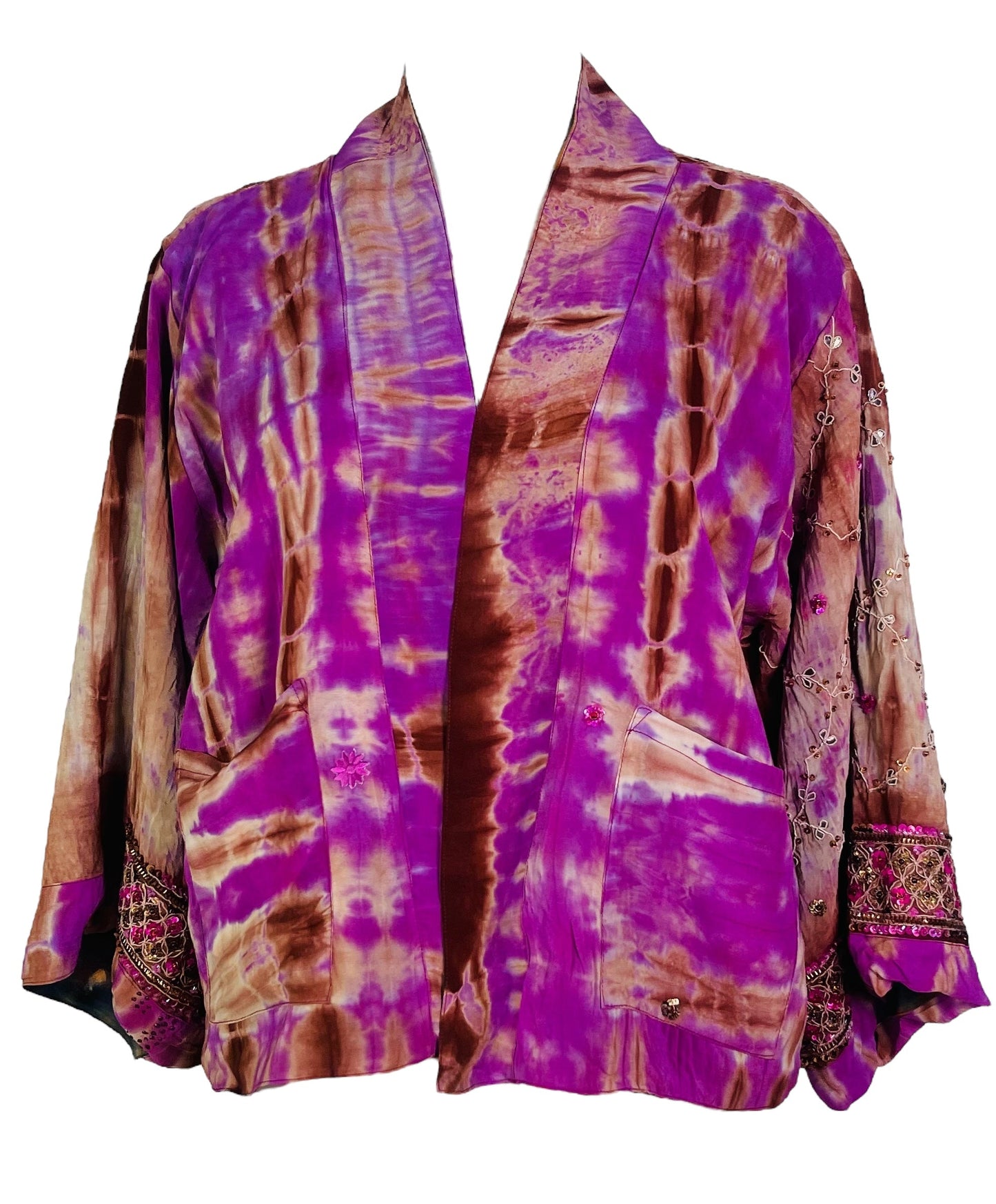 Veste en soie pure réversible Jiva PRC7381 Avatar