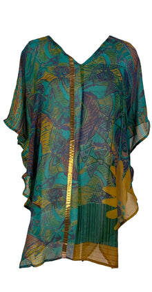 PRG7259 Top effet cascade en pure soie Sheer Avatar