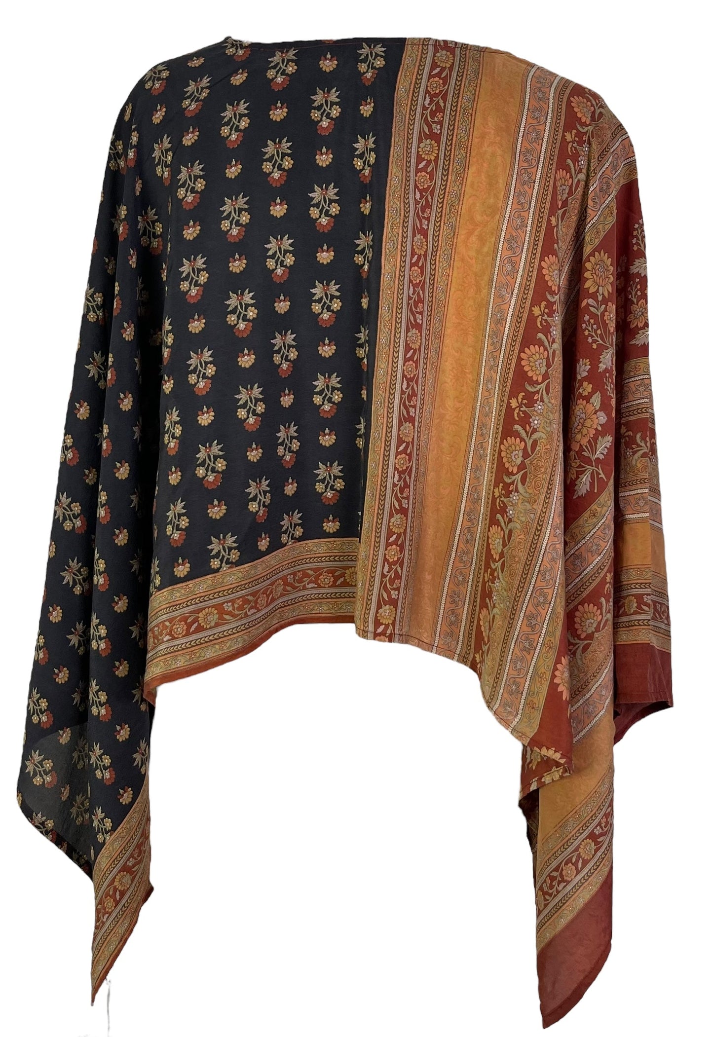 PRC7294 Poncho capelet en pure soie Avatar