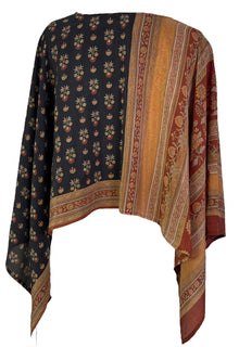PRC7294 Poncho capelet en pure soie Avatar