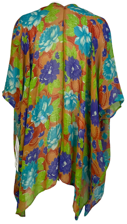 LADY LUCK PRG7105 Sheer Avatar Pure Silk Cardigan
