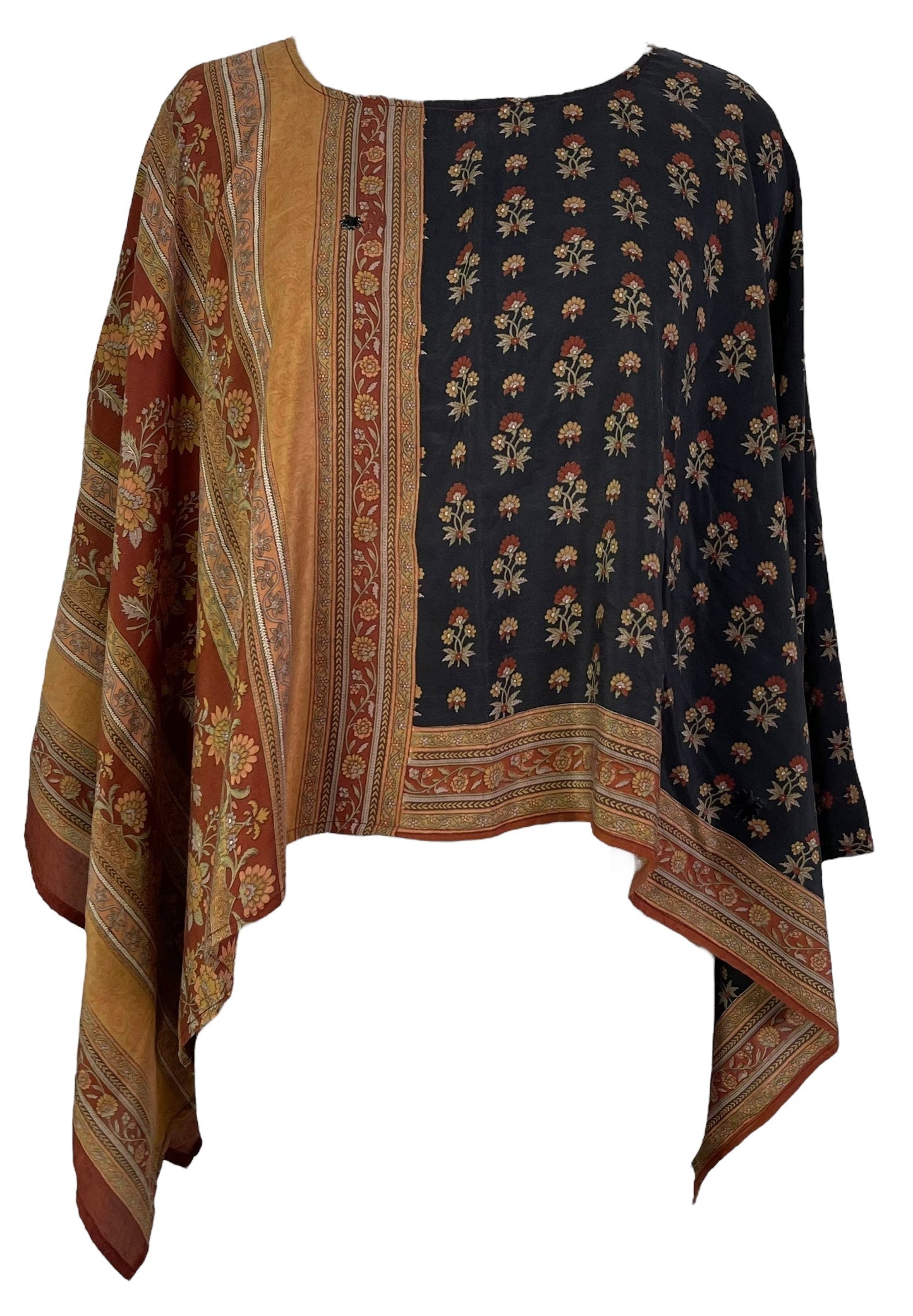 PRC7294 Poncho capelet en pure soie Avatar