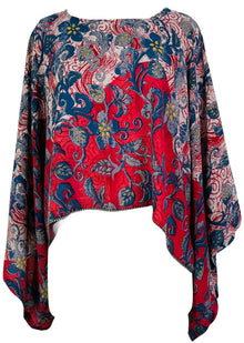 Haut à manches kimono en pure soie PRC7290 Avatar