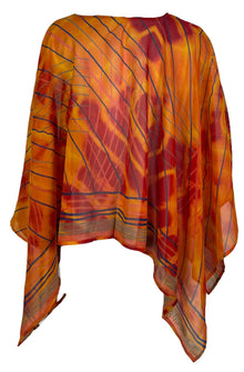 PRG7043 Capelette poncho en pure soie Sheer Avatar