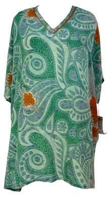Tunique Courte Caftan PRC7473 Avatar en Pure Soie avec Fentes
