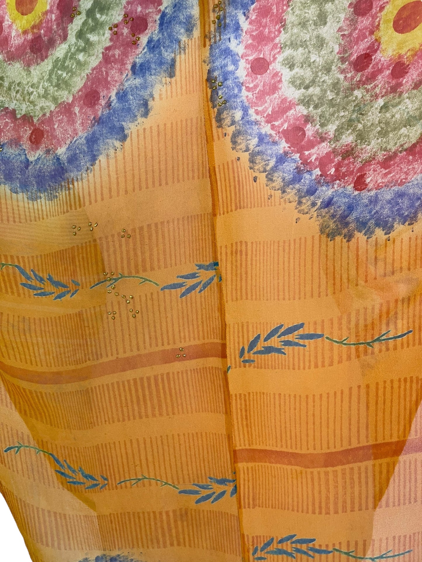 PRG7045 Haut fluide en pure soie motif cascade Sheer Avatar