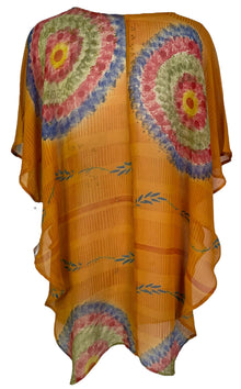 PRG7045 Haut fluide en pure soie motif cascade Sheer Avatar