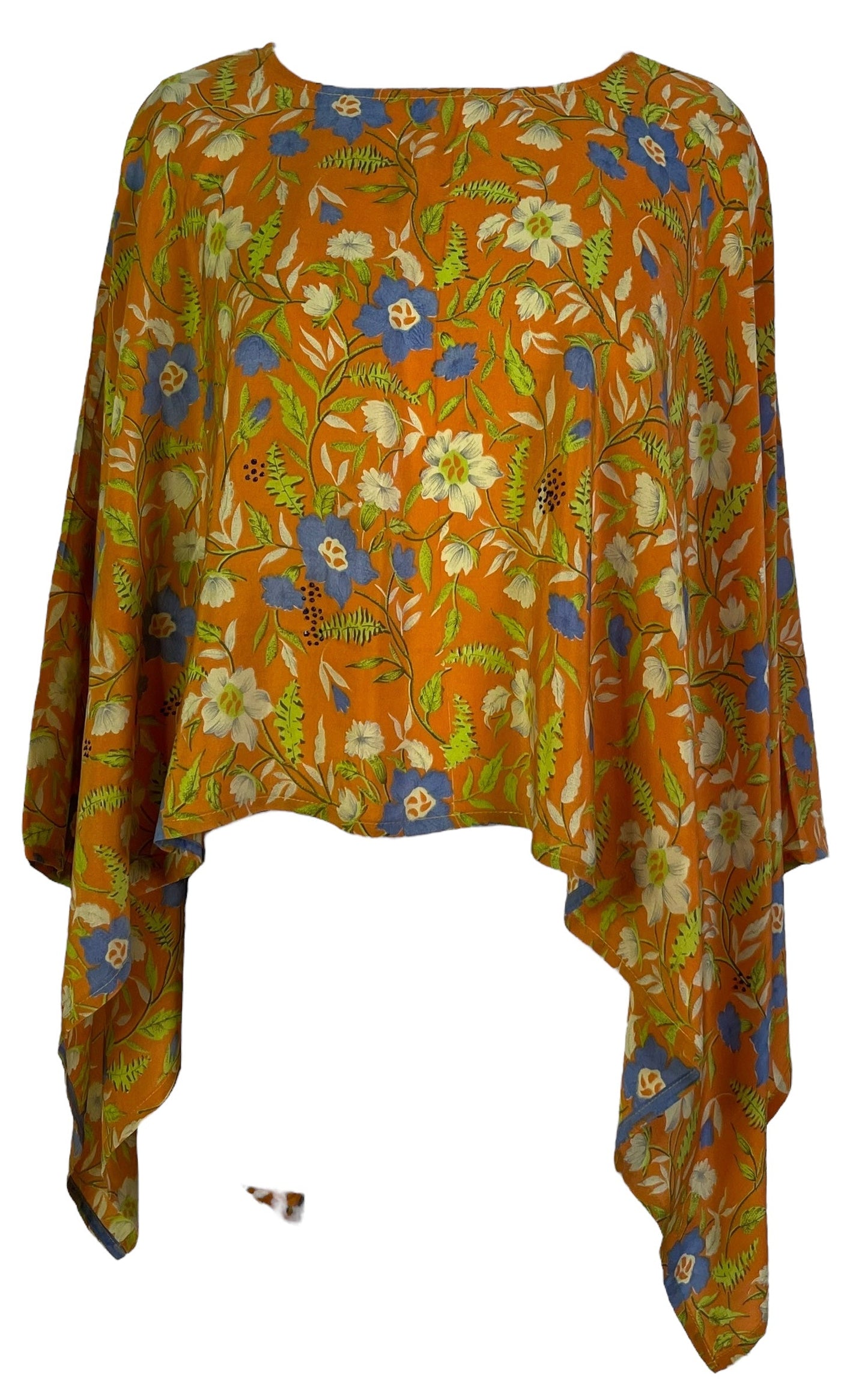 PRC6823 Poncho capelet en pure soie Avatar