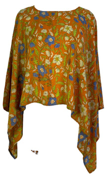 PRC6823 Poncho capelet en pure soie Avatar