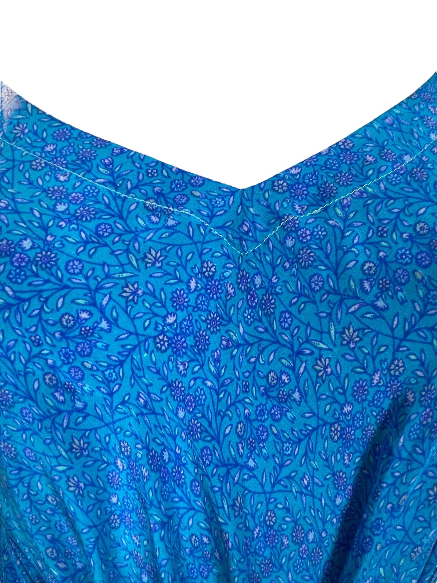 LADY LUCK PRC7672 Avatar Pure Silk Maxi Dress with Belt