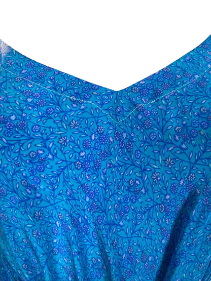 LADY LUCK PRC7672 Avatar Pure Silk Maxi Dress with Belt
