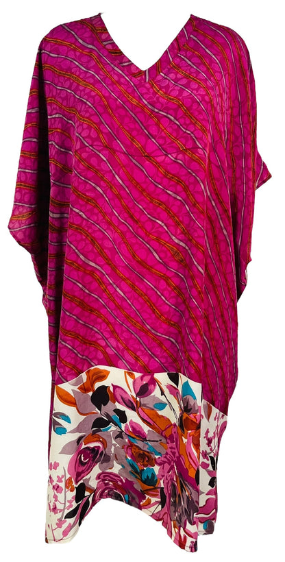 PRC7292 Avatar Pure Silk Midi Length Kaftan		QA