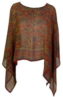 PRG7189 Poncho capelet pure soie Sheer Avatar