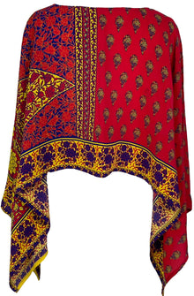 PRC6944 Avatar Pure Silk Capelet Poncho