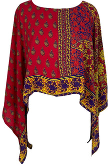 PRC6944 Avatar Pure Silk Capelet Poncho