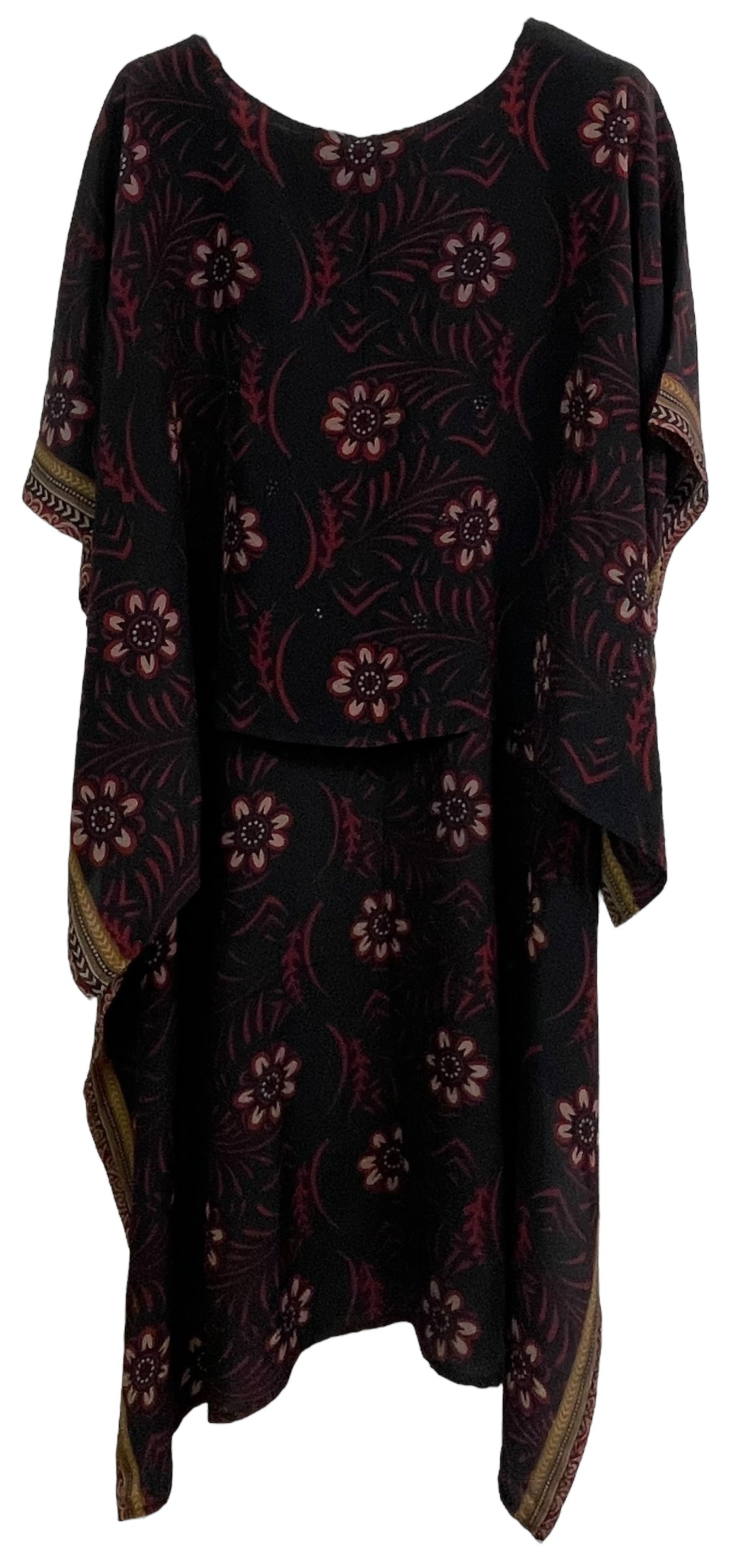 PRC7501 Haut asymétrique Avatar en pure soie
