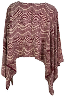 PRC6701 Avatar Pure Silk Capelet Poncho