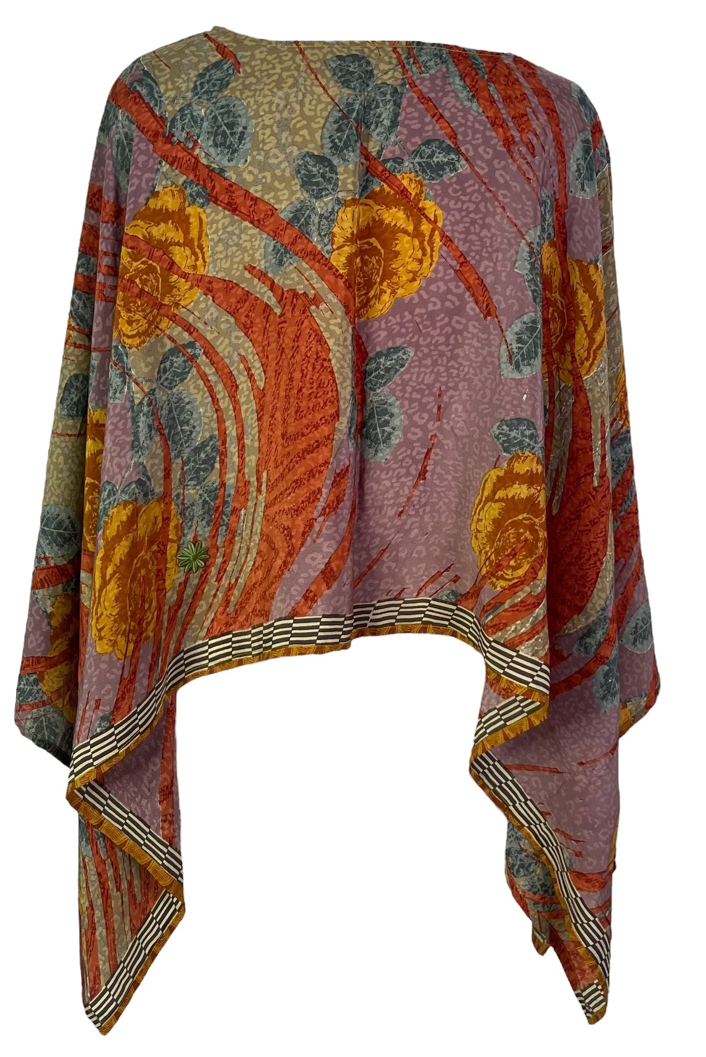 PRC6702 Poncho Capelet en pure soie Avatar