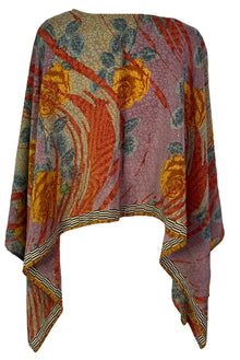PRC6702 Poncho Capelet en pure soie Avatar