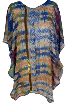 PRG6842 Haut cascade pur-soie Sheer Sheer Avatar