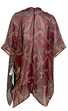 PRG6856 Gilet Avatar en pure soie transparente