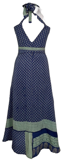 Robe longue en pure soie Avatar PRC7687 avec ceinture