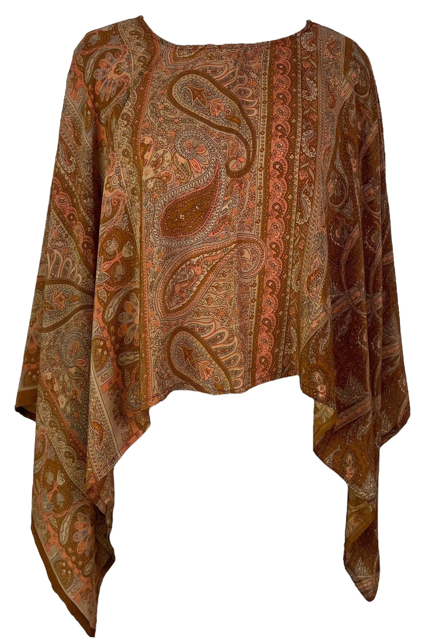 PRC6720 Poncho Capelet en Soie Pure Avatar