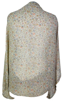 PRG7530A Shrug Avatar Pur Soie Transparente