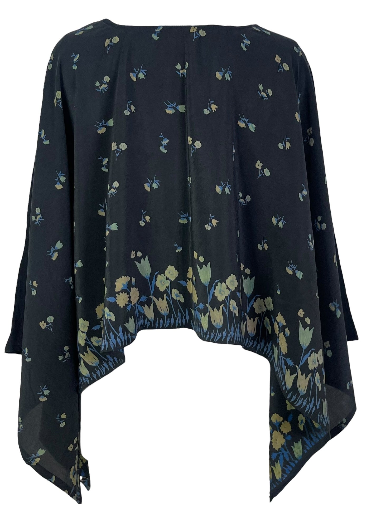 PRC6922 Poncho Capelet Avatar en pure soie
