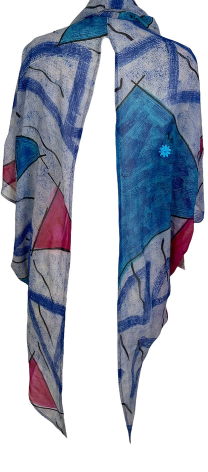 PRG7270 Sheer Avatar Pure Silk Cardigan