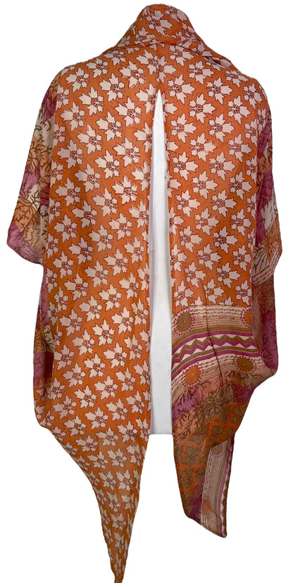 PRG7088 Sheer Avatar Pure Silk Cardigan