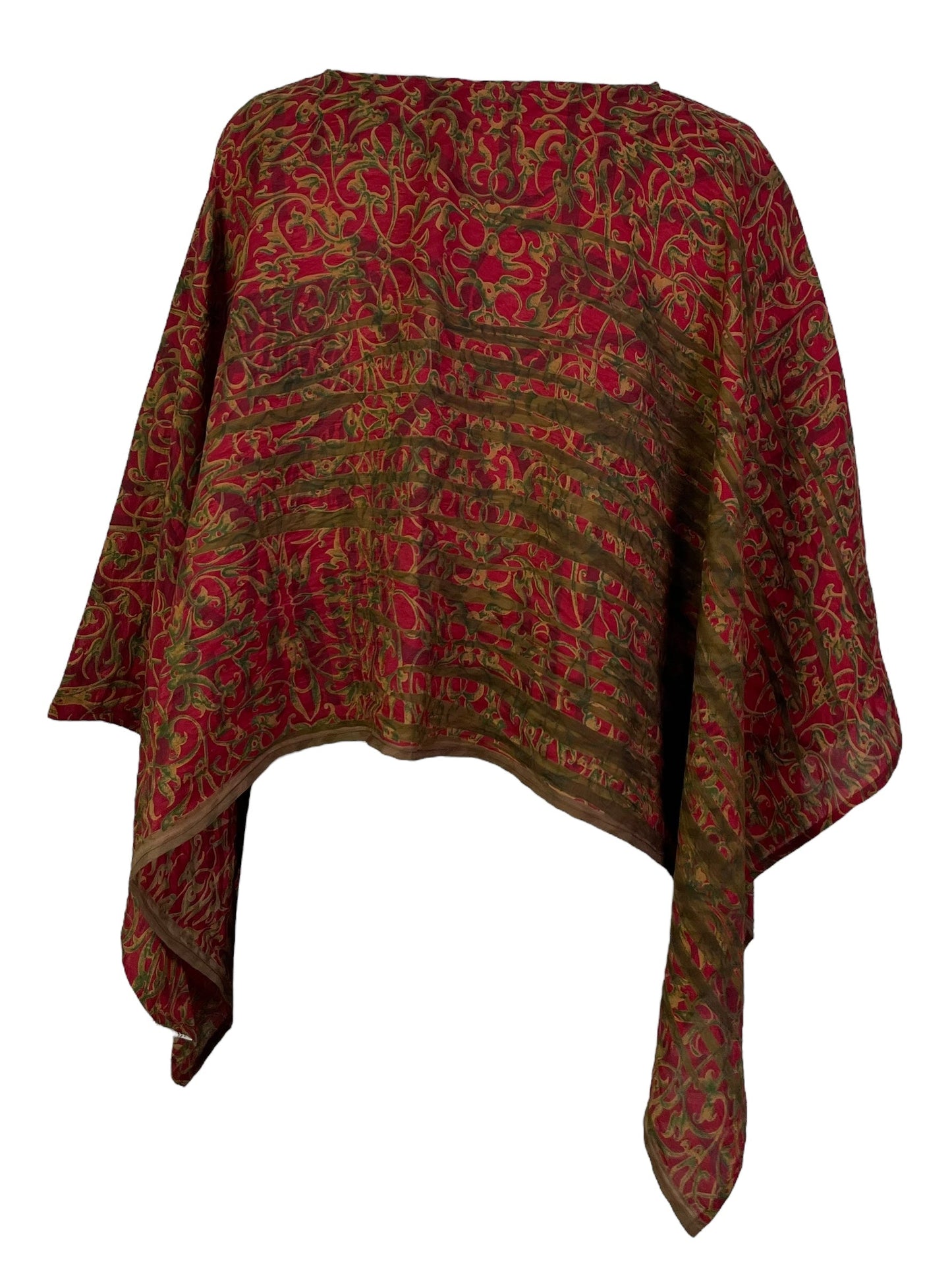 PRC7285 Poncho capelet en pure soie Avatar