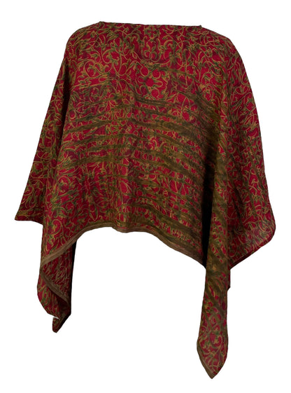 PRC7285 Poncho capelet en pure soie Avatar