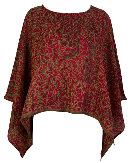 PRC7285 Poncho capelet en pure soie Avatar