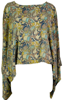 PRC7291 Haut à manches kimono en pure soie Avatar