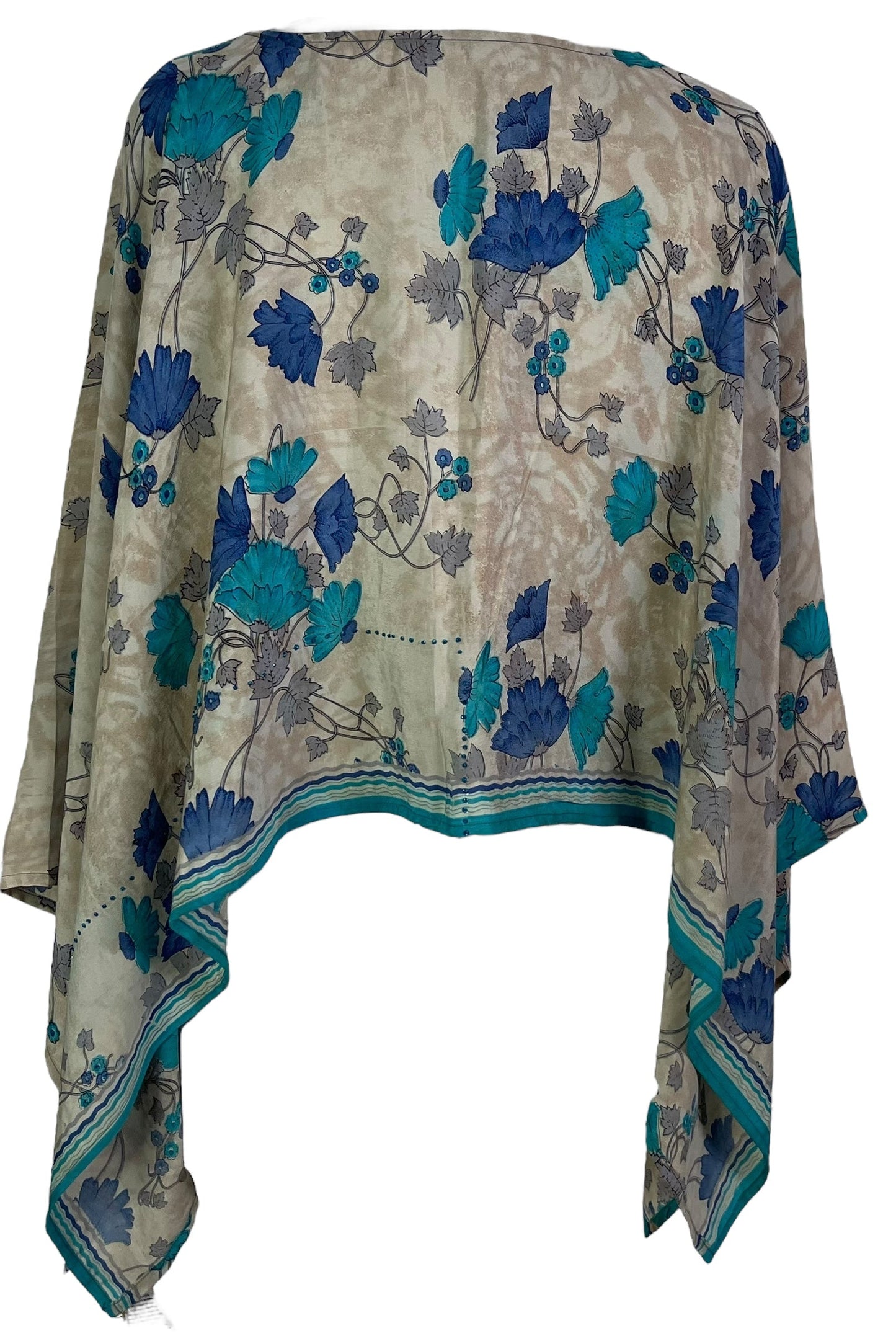 LADY LUCK PRC7273 Avatar Poncho Capelet en Pure Soie