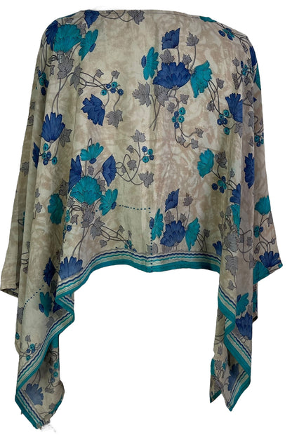 LADY LUCK PRC7273 Avatar Poncho Capelet en Pure Soie