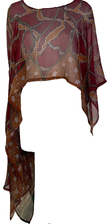 PRG6856 Gilet polyvalent en pure soie Sheer Avatar