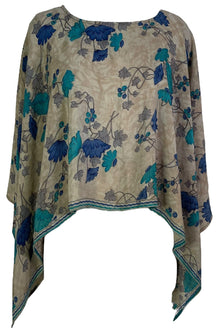 LADY LUCK PRC7273 Avatar Poncho Capelet en Pure Soie