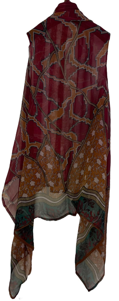 PRG6856 Gilet polyvalent en pure soie Sheer Avatar