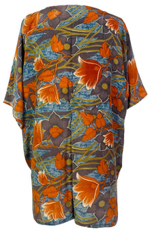 PRC7520 Veste à manches kimono en pure soie Avatar avec ceinture