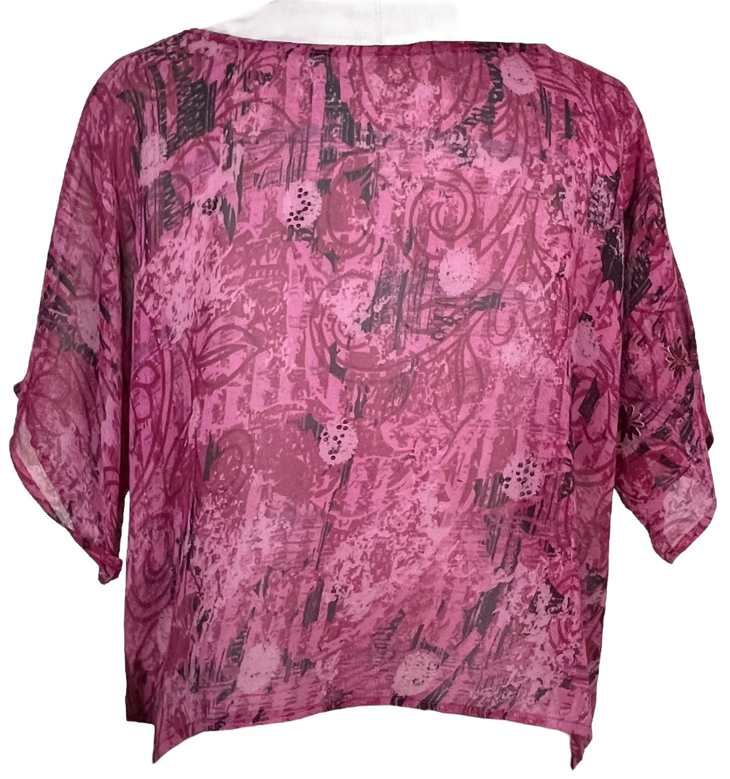 Haut ample en pure soie Sheer Avatar PRG5501